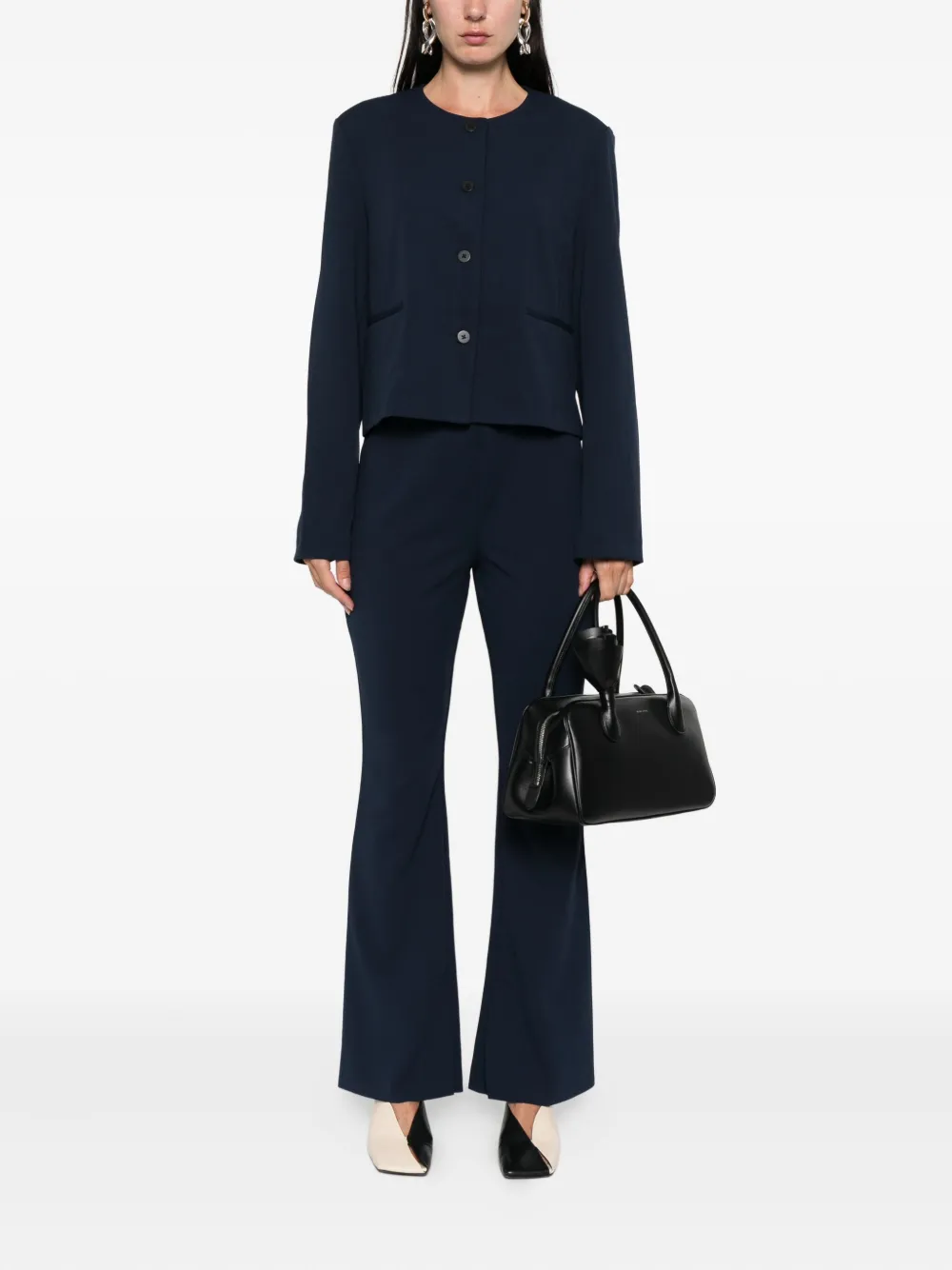 Calvin Klein cropped trousers | Flared & Bell-Bottom Pants | Image 2