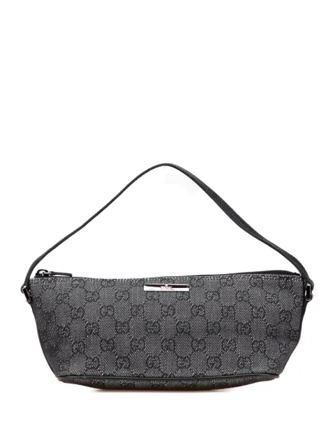 Gucci Pre-Owned 2000-2015 GG Denim Boat shoulder bag