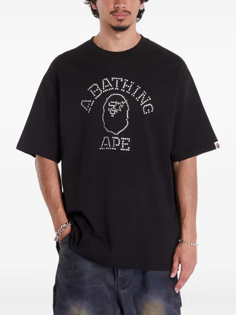 A BATHING APE® studd-embellish T-shirt