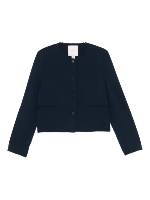 Calvin Klein button-front cropped jacket