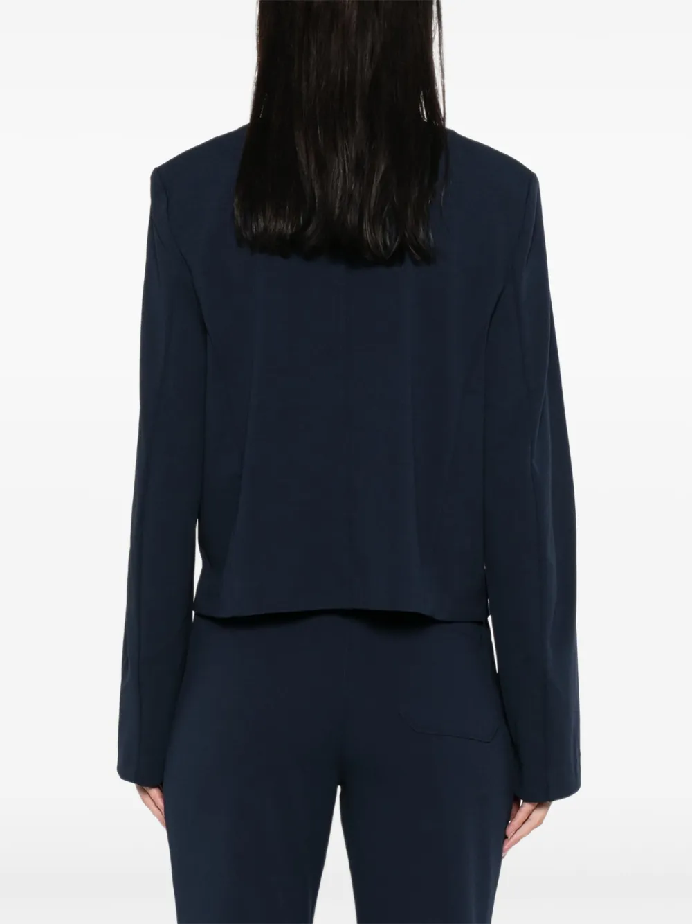 Calvin Klein button-front cropped jacket Blauw