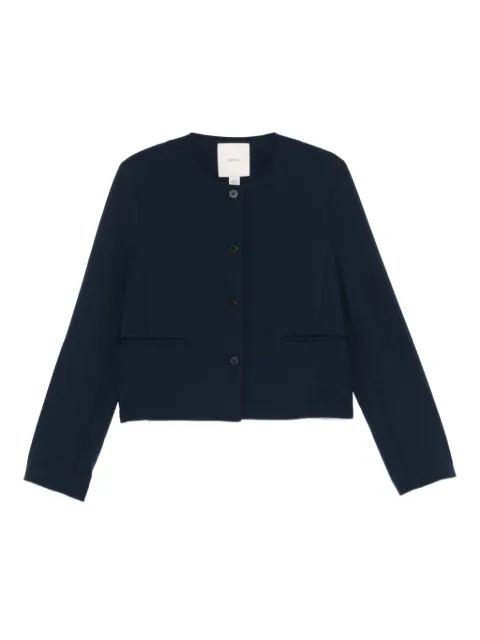 Calvin Klein button-front cropped jacket