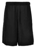Versace Jeans Couture Versace Allover logo-print elasticated-waist shorts - Black