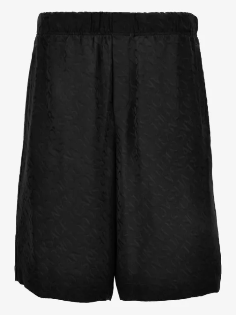 Versace Jeans Couture Versace Allover logo-print elasticated-waist shorts