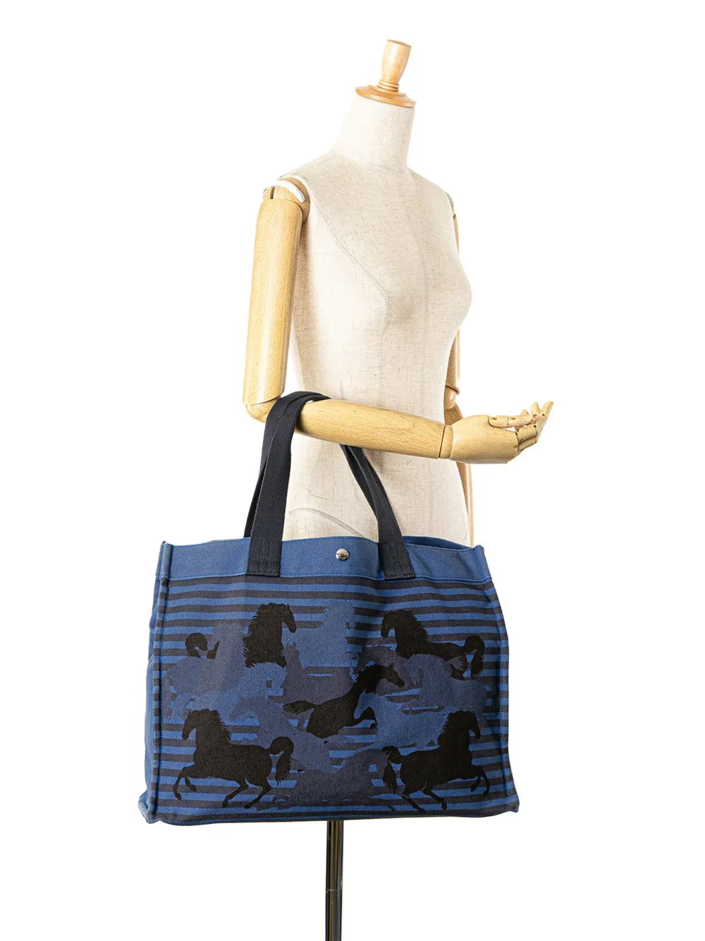 Hermès Pre-Owned Toile Chevaux En Camouflage Beach 手提包（1990-2010年典藏款） | 典藏臻品 | Image 2