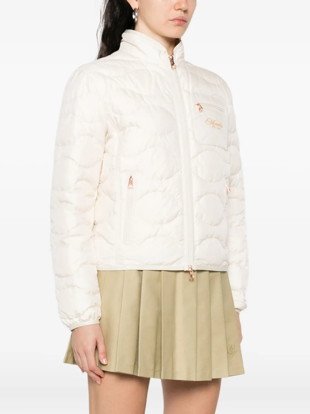 Moncler Tegea Quilted Ripstop Down Jacket In Multi