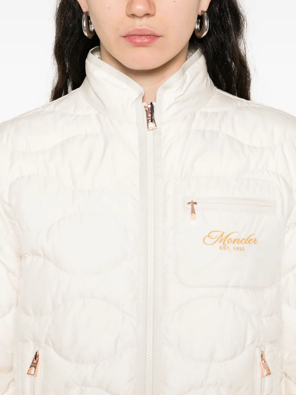 Moncler Tegea Quilted Ripstop Down Jacket In Multi