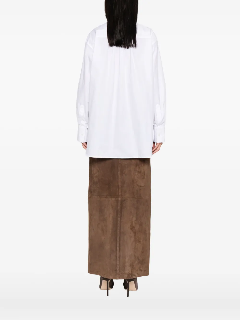 Victoria Beckham organic cotton shirt Wit