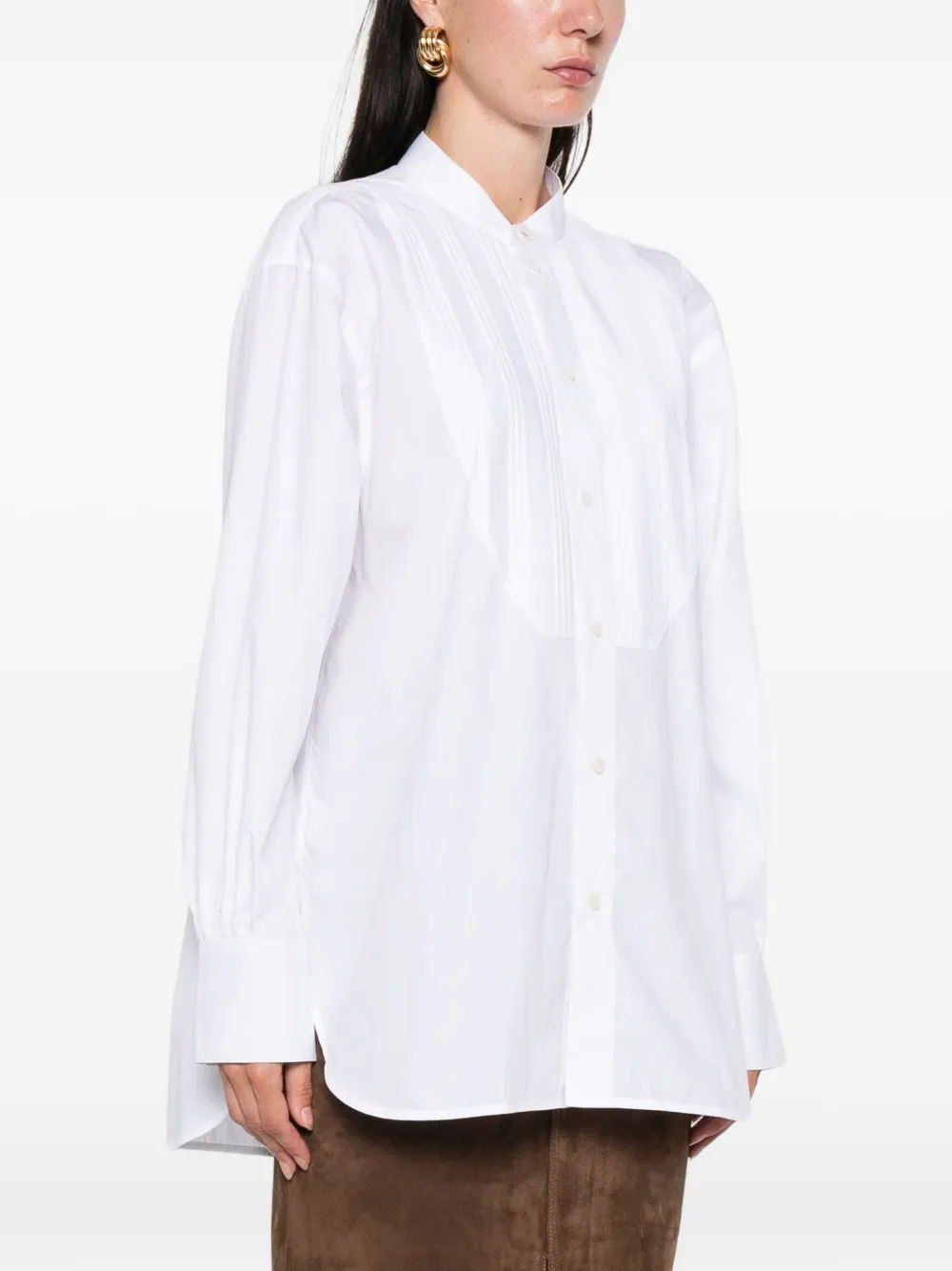 Victoria Beckham organic cotton shirt Wit