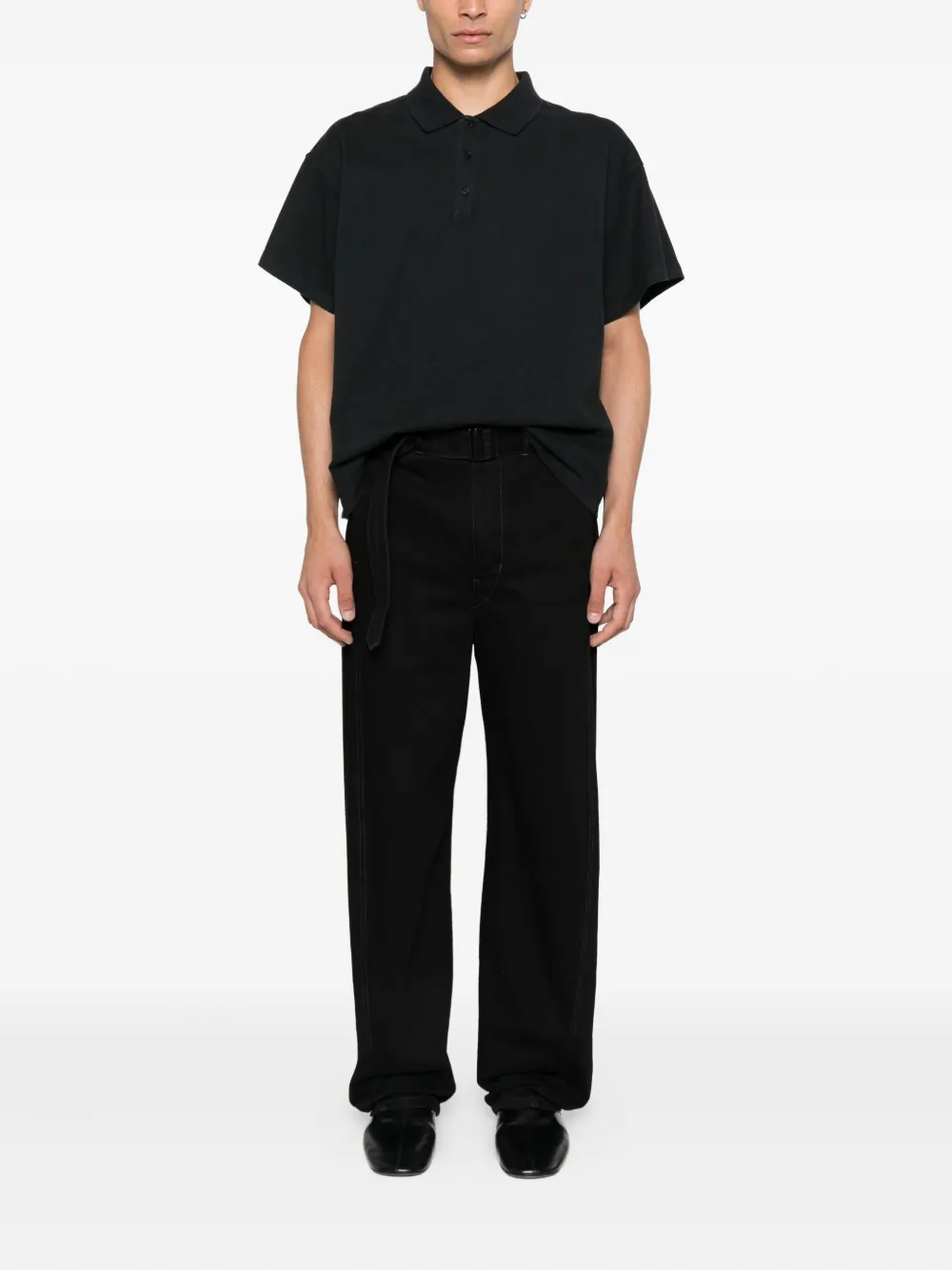 The Row short-sleeve buttoned polo shirt | Image 2