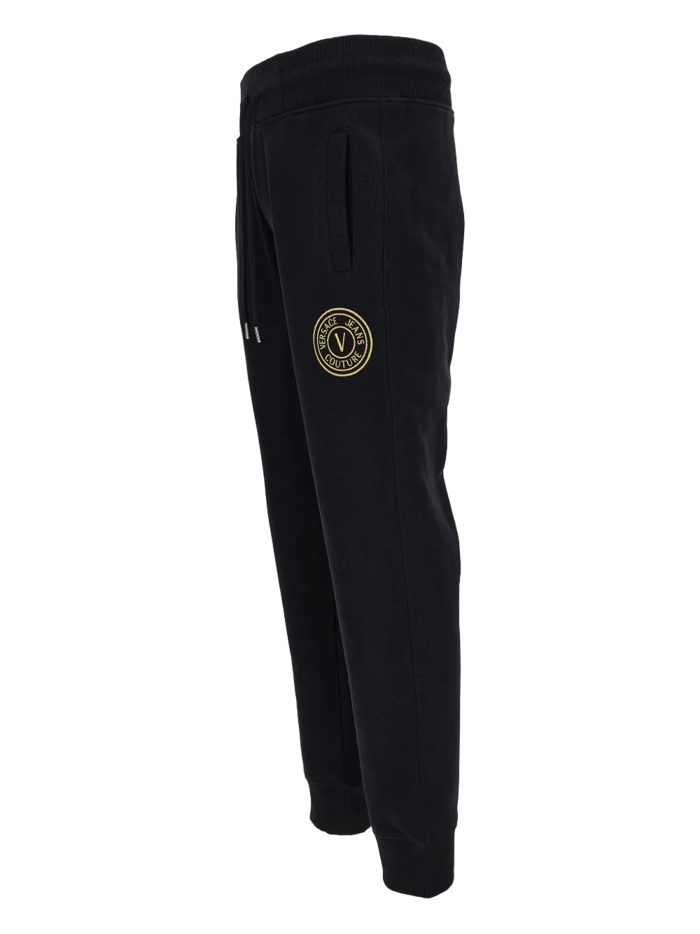 Versace Jeans Couture Trainingsbroek met logo-detail Zwart