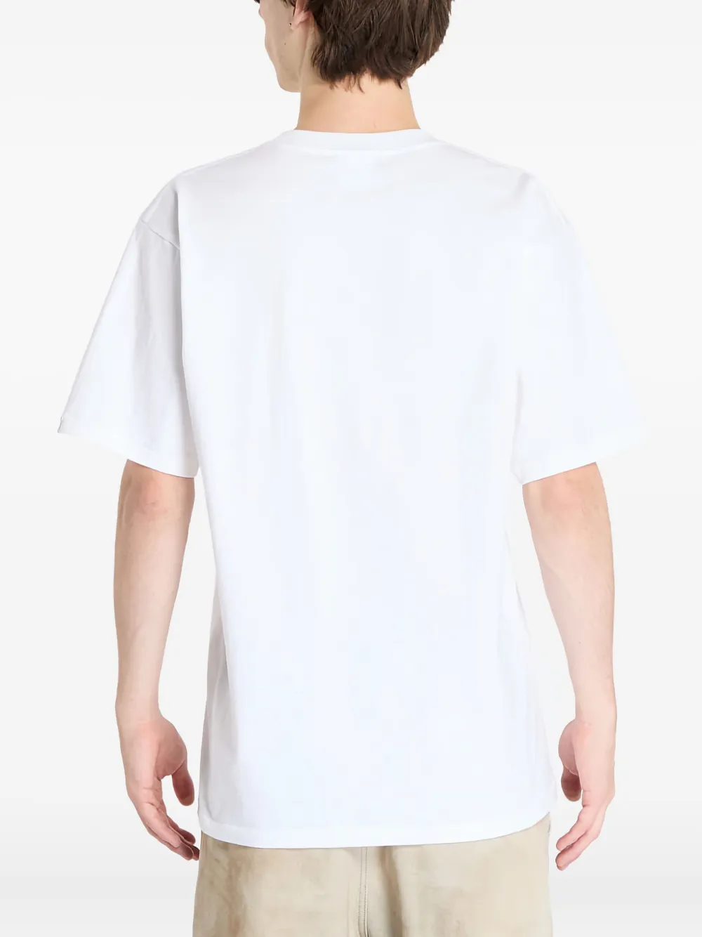 A BATHING APE lettering-graphic T-shirt Wit
