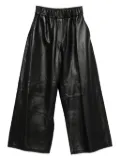 Arma Solia elastic-waist leather trousers - Black