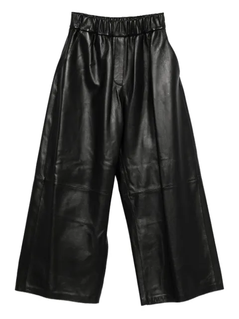 Arma Solia elastic-waist leather trousers