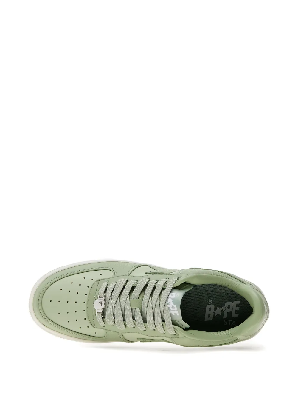 A BATHING APE star-embellished sneakers Green