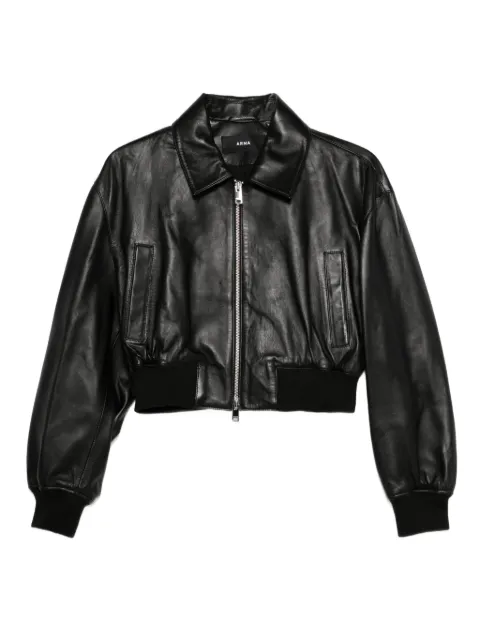 Arma Desy Cropped-Lederjacke mit Reißverschluss