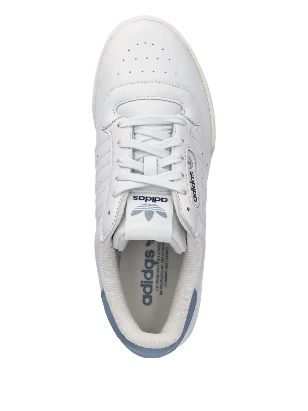 adidas Powerphase leather-panelled low-top sneakers White