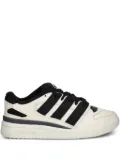 adidas three-stripes leather trainers - White