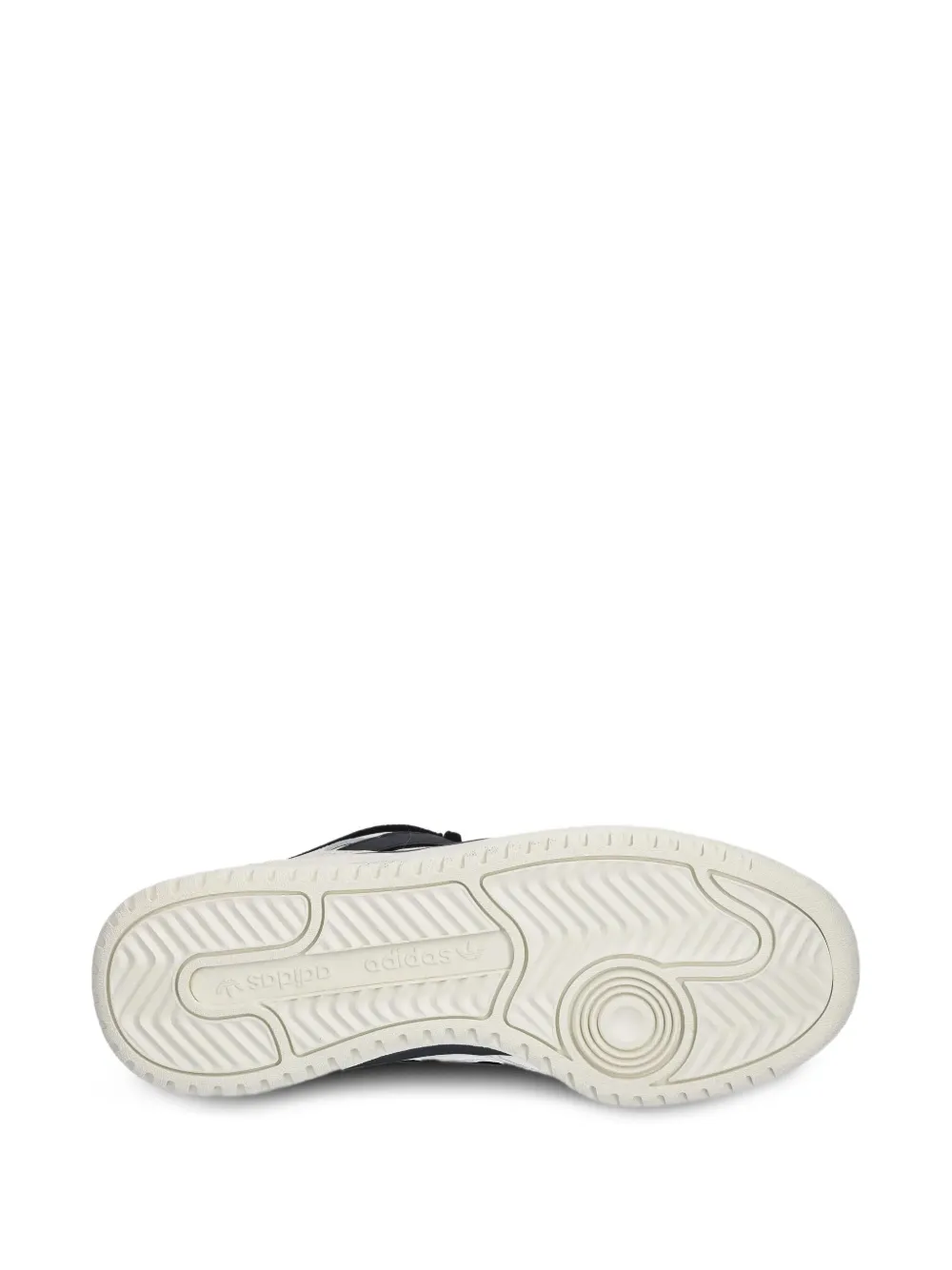adidas three-stripes leather trainers White