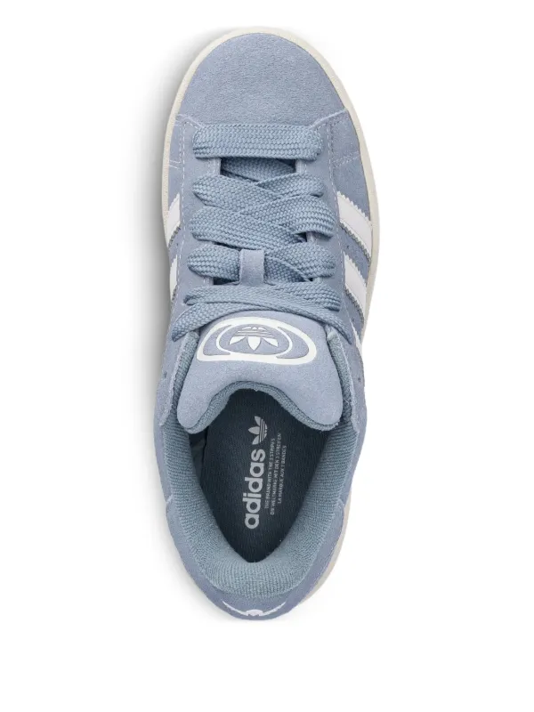 Adidas スリーストライプ スエードスニーカー | ブルー | FARFETCH JP