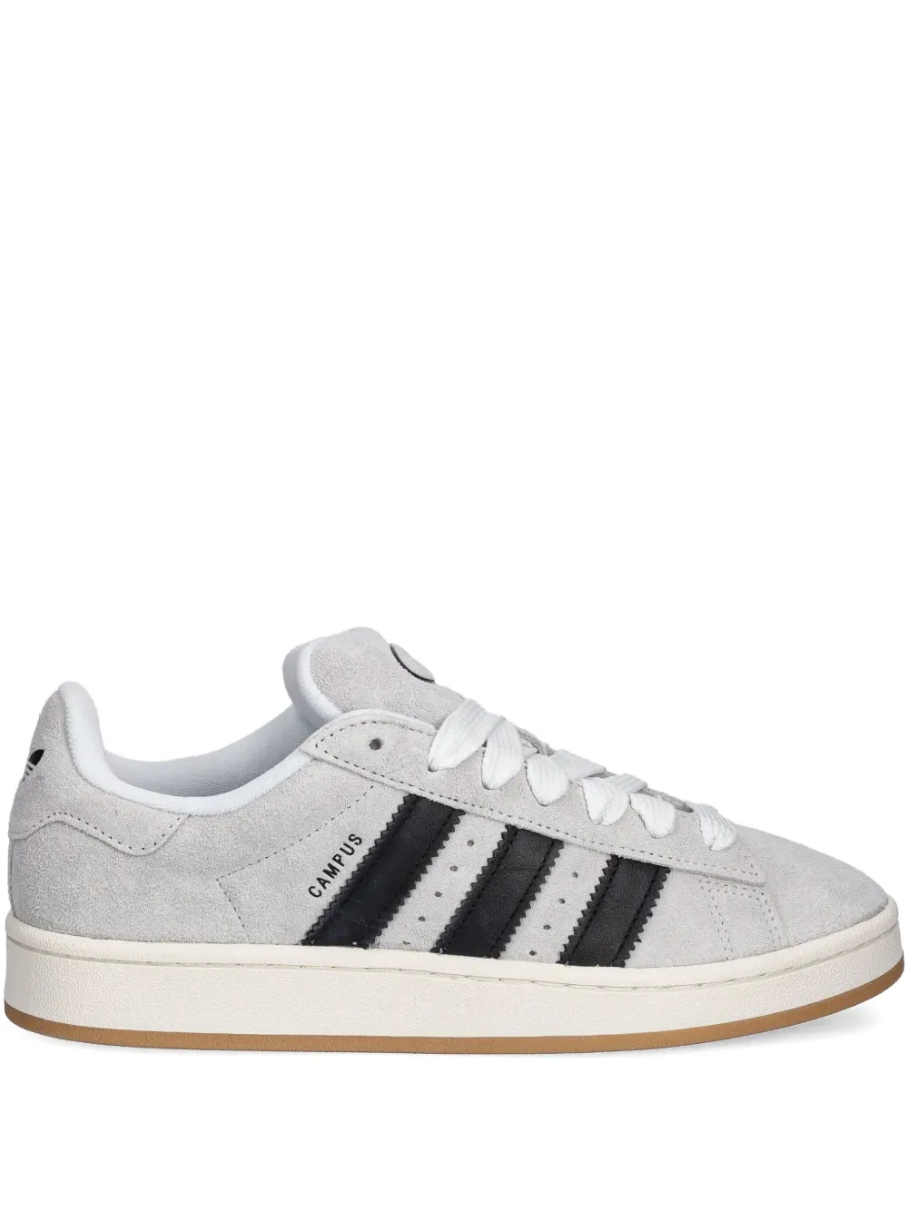 adidas three-stripes suede sneakers - グレー adidas three-stripes suede sneakers - グレー