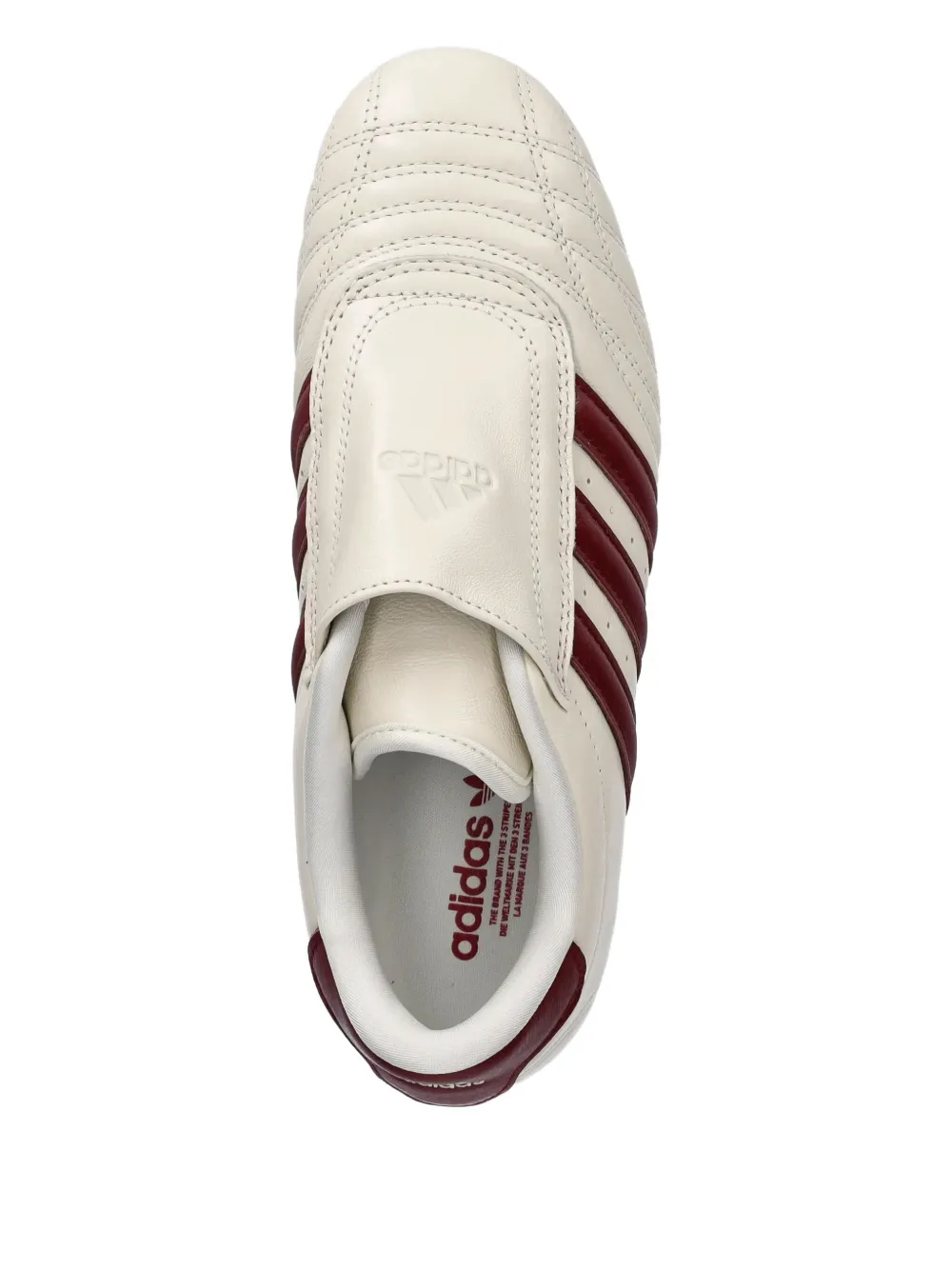 adidas Adiracer Lo 3-stripe leather sneakers Neutrals