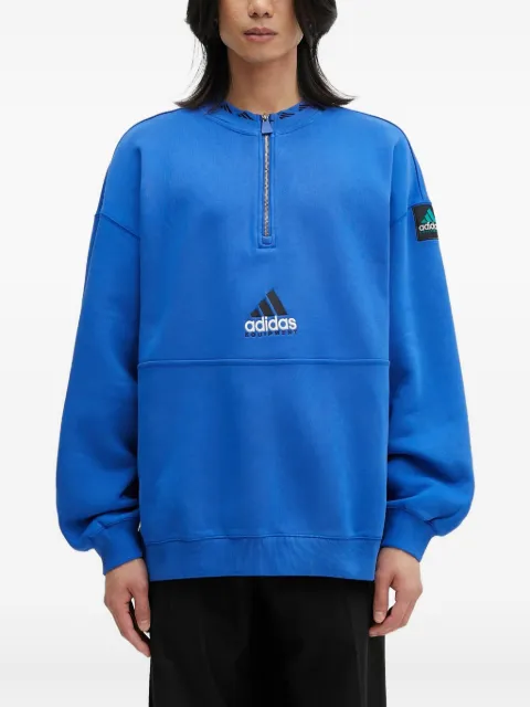 adidas Eqt half-zip logo sweatshirt