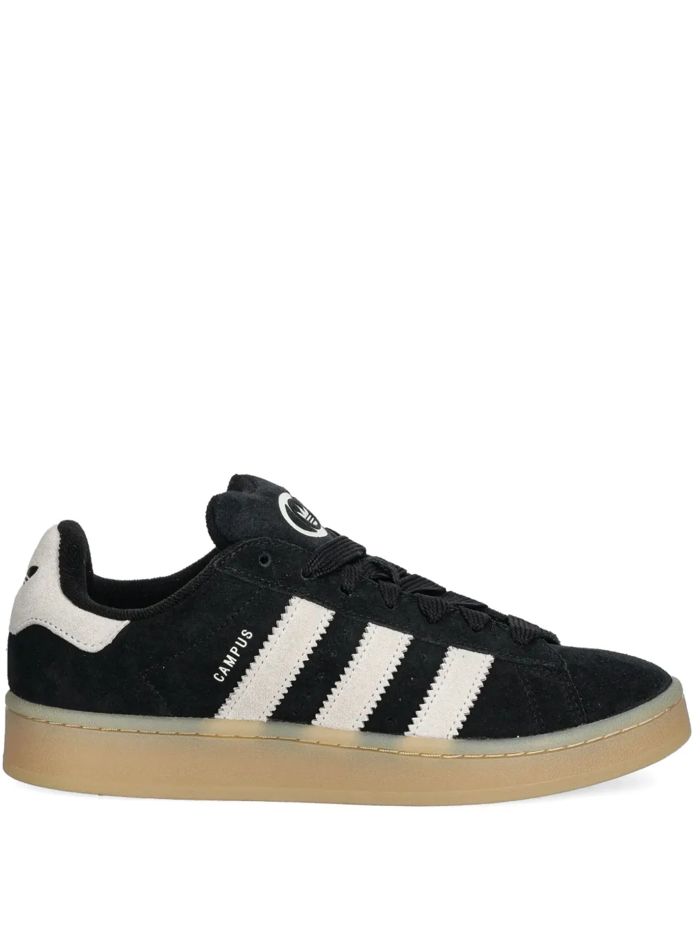 adidas suede 3-stripe sneakers - ブラック adidas suede 3-stripe sneakers - ブラック