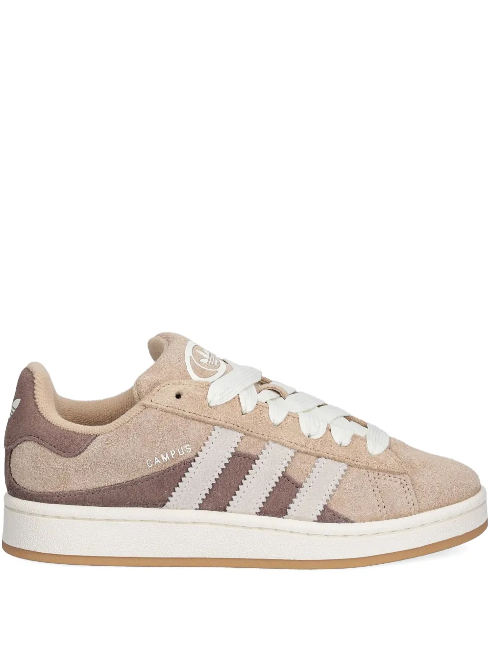adidas suede three-stripe sneakers - ニュートラル adidas suede three-stripe sneakers - ニュートラル