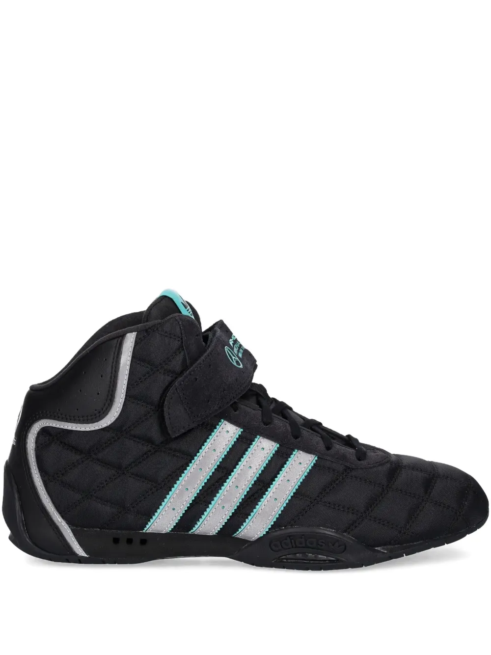 adidas x Mercedes quilted sneakers Black