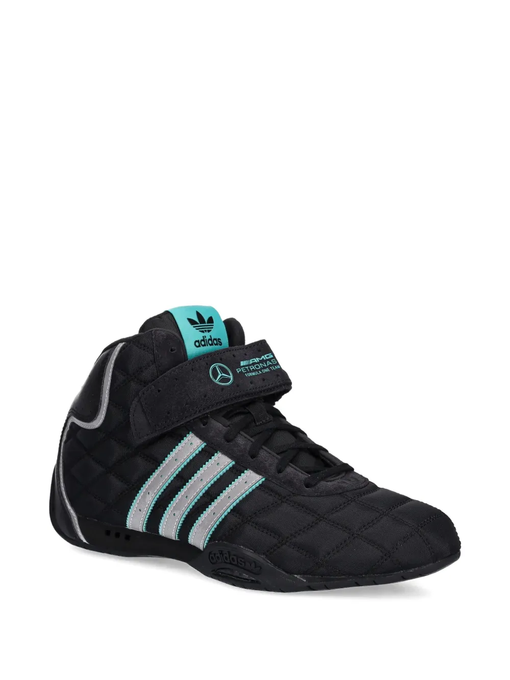 adidas x Mercedes quilted sneakers Black