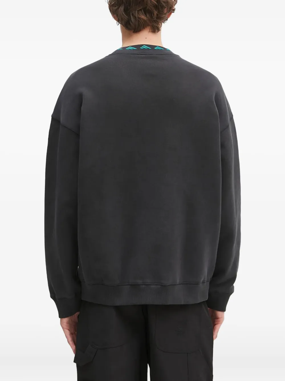 adidas Sweater met geborduurd EQT-logo Zwart