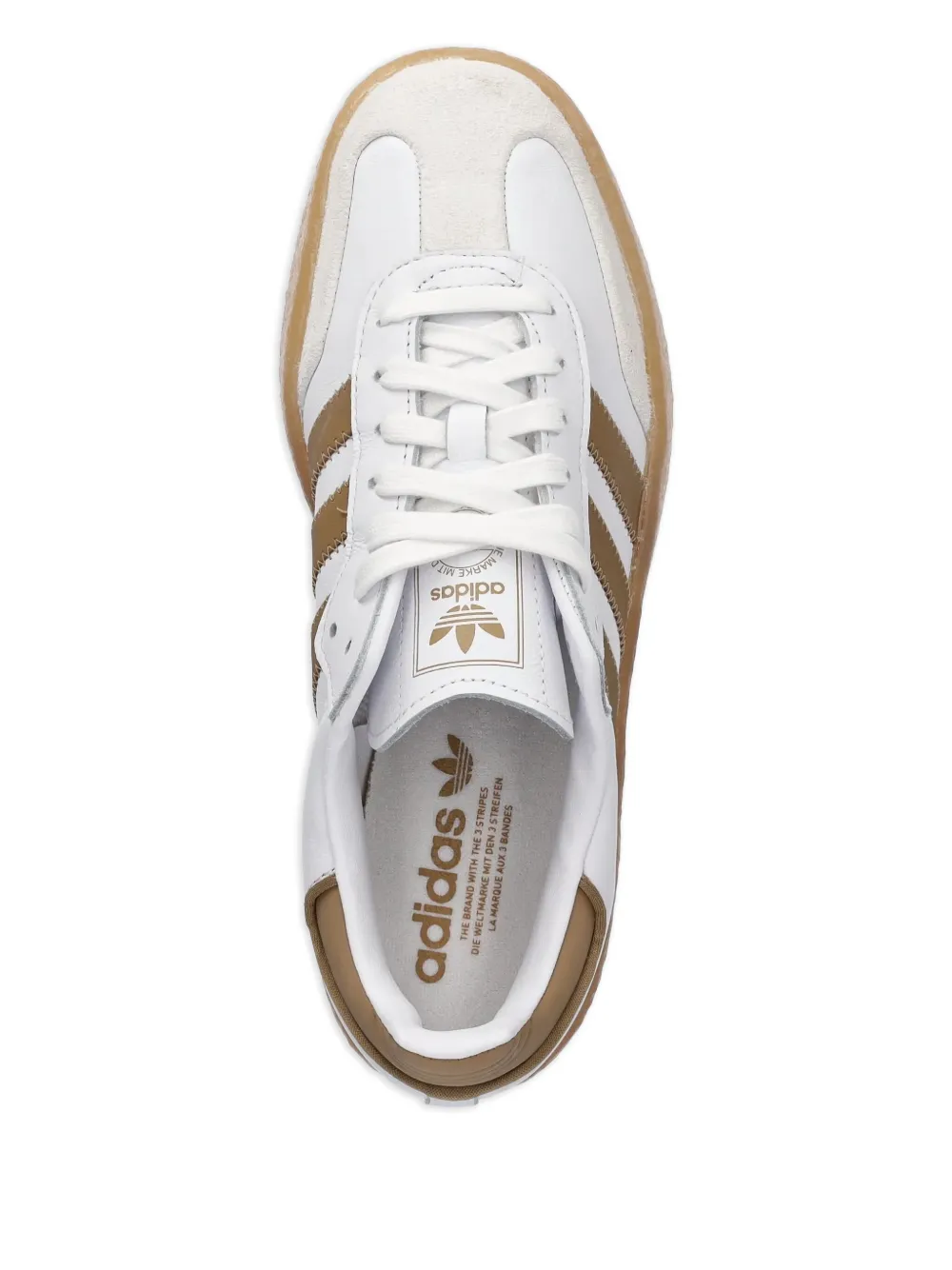 adidas Sambae three-stripe sneakers White