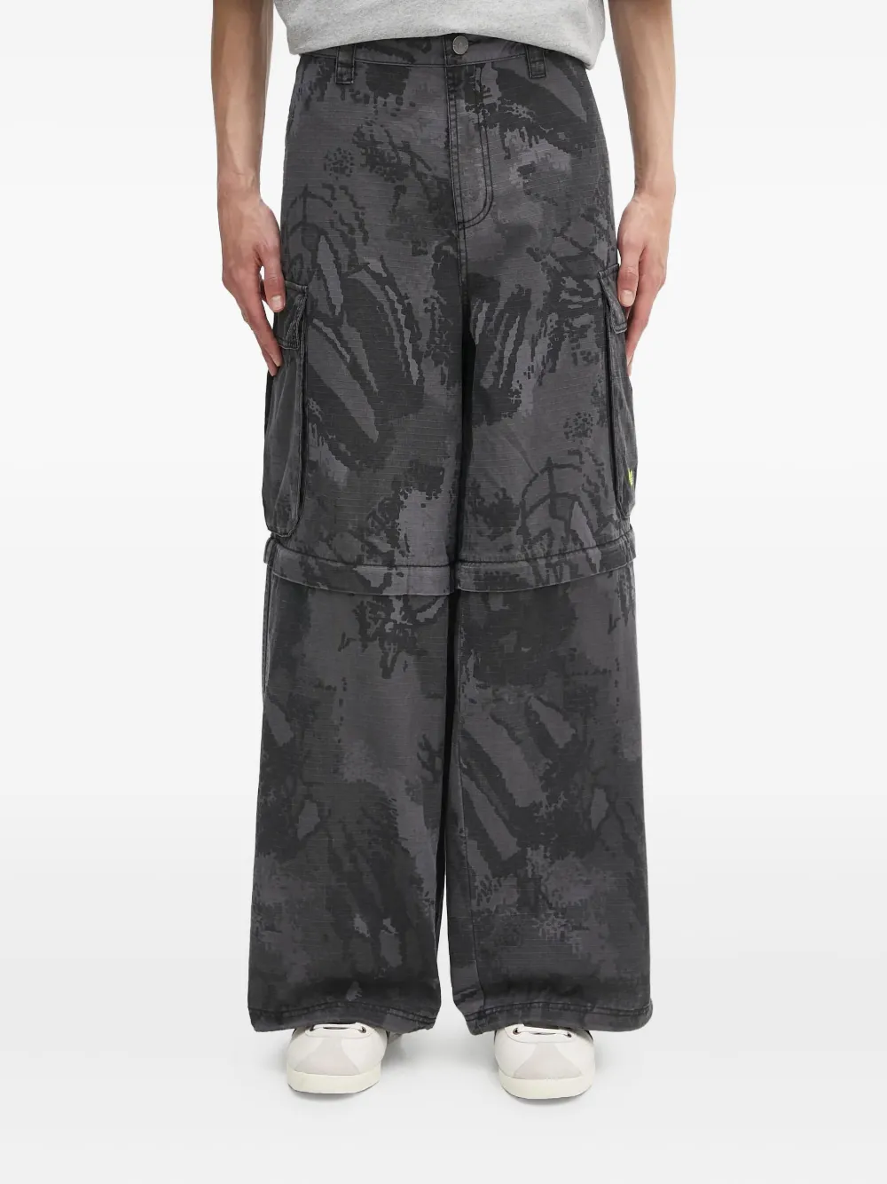 adidas detachable-panels cargo pants Grijs