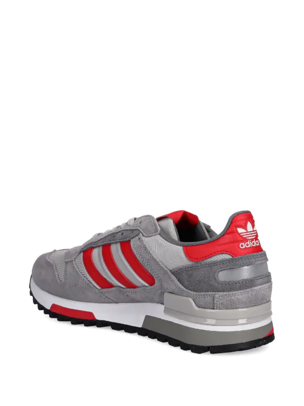 Adidas ZX 600 3-stripe Suede Sneakers | Grey | FARFETCH ZA
