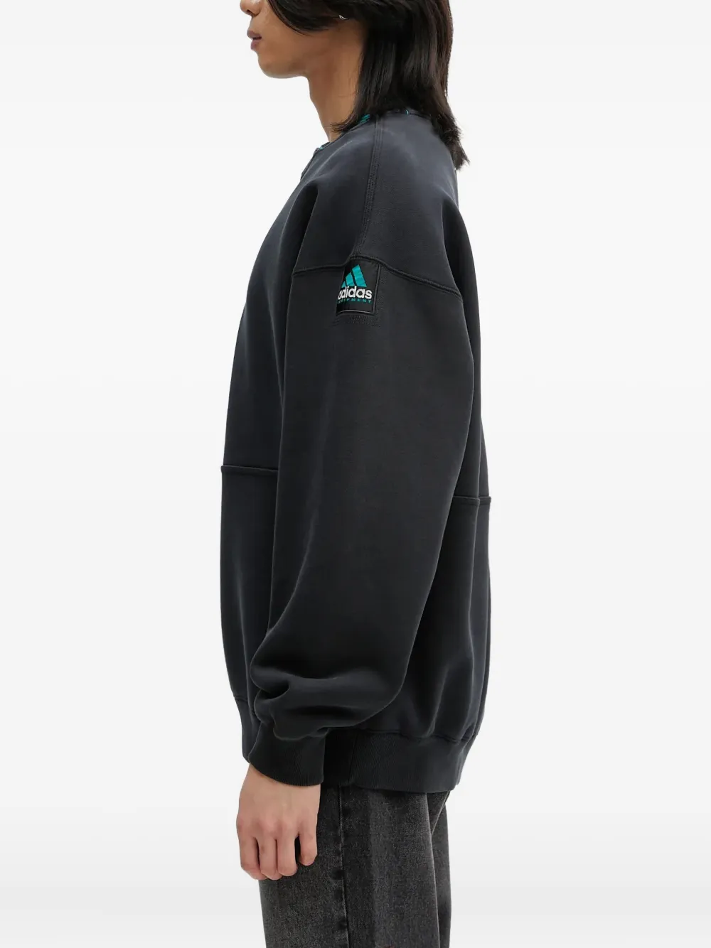 adidas EQT half-zip sweatshirt Zwart