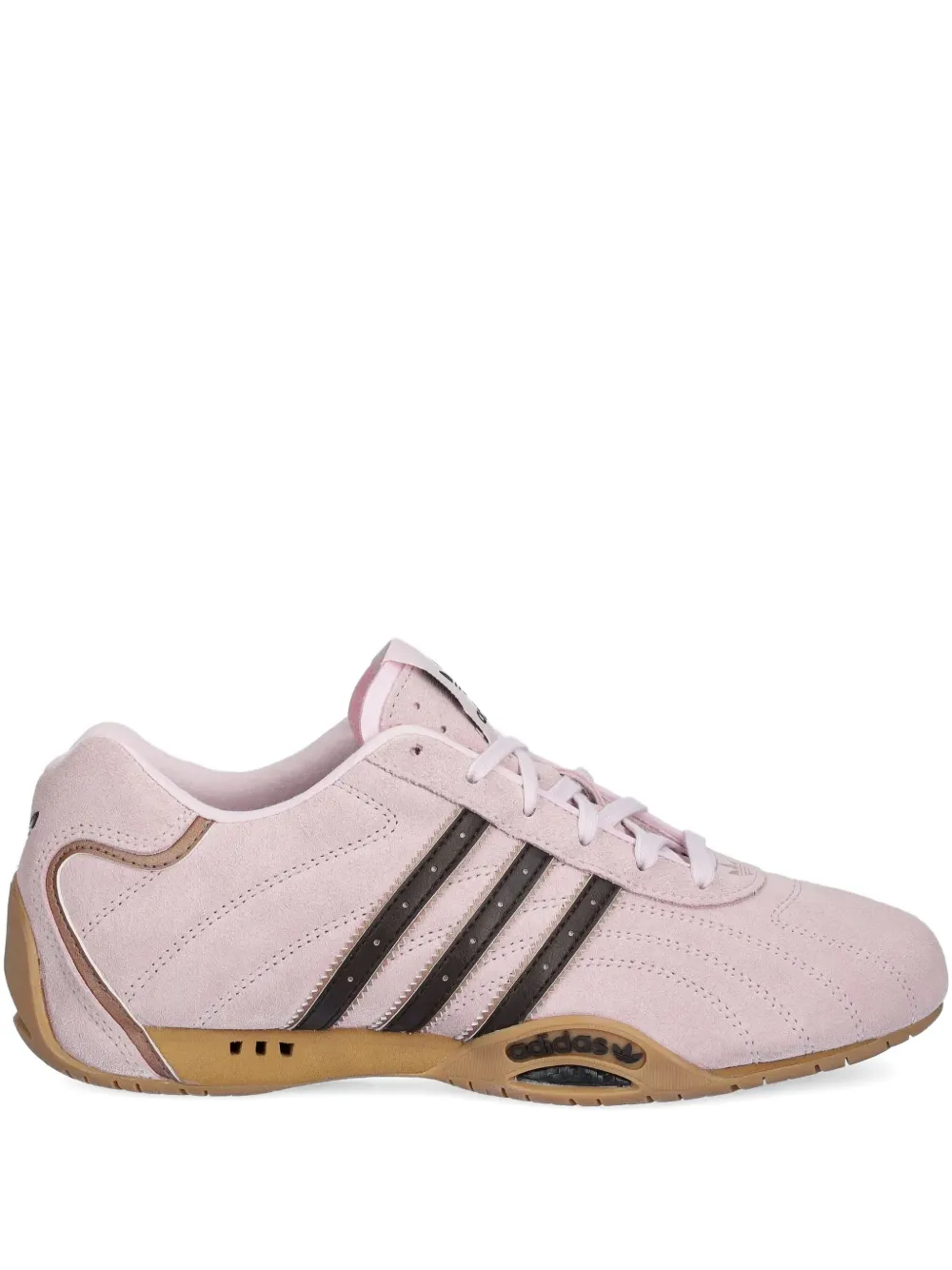 adidas Adiracer suede three-stripe sneakers Pink