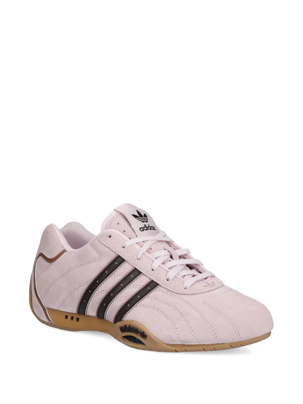 adidas Adiracer suede three-stripe sneakers Pink