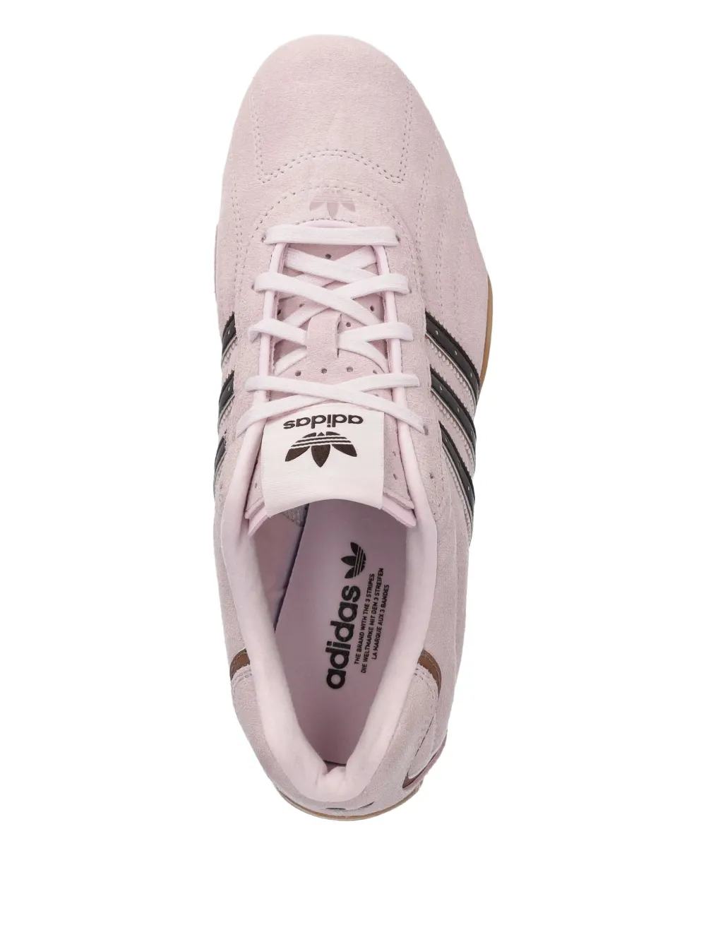 adidas Adiracer suede three-stripe sneakers Pink