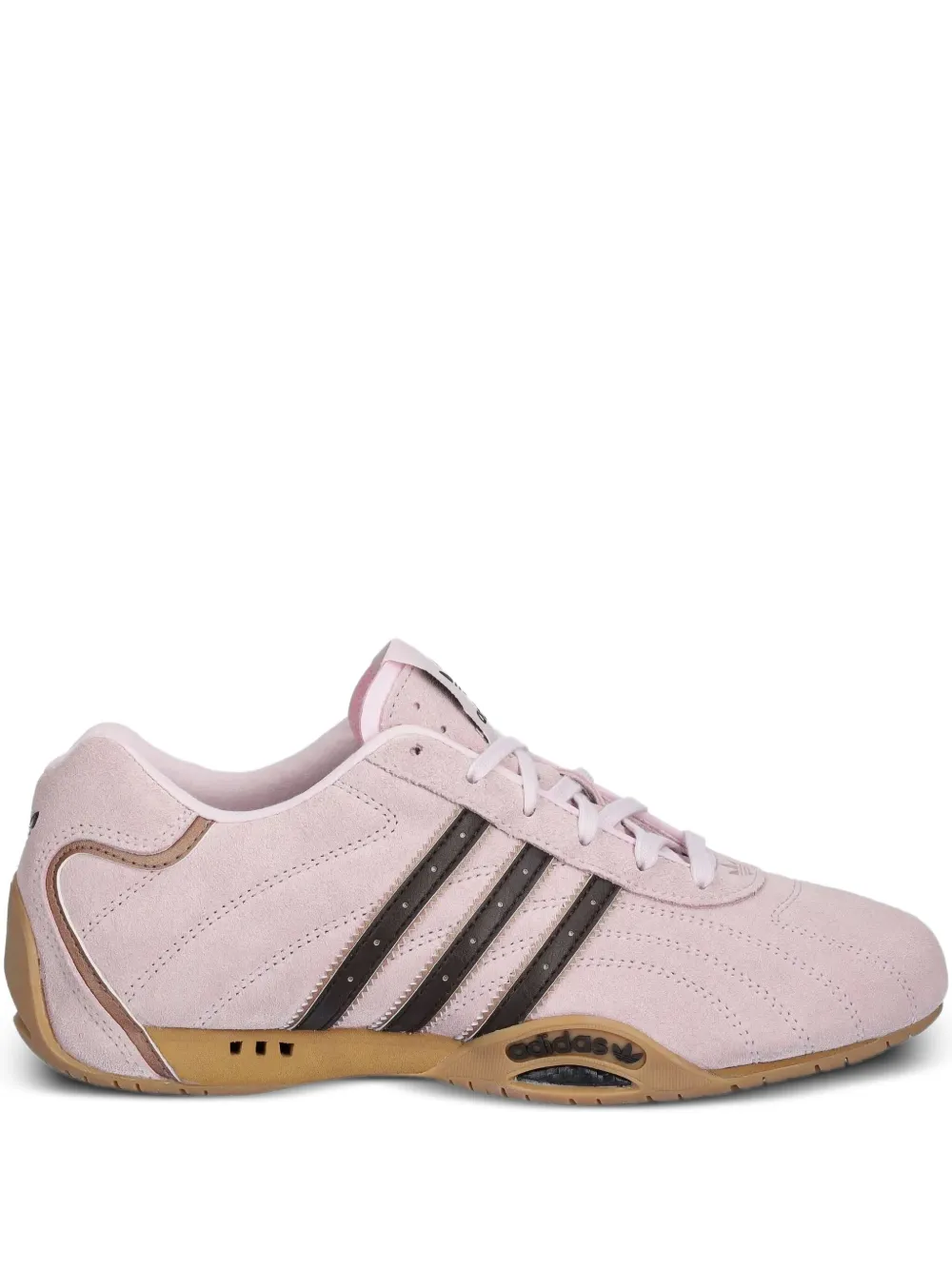 adidas Adiracer suede three-stripe sneakers | Pink | Image 1