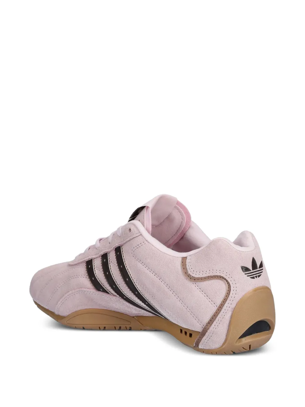 adidas Adiracer suede three-stripe sneakers Pink