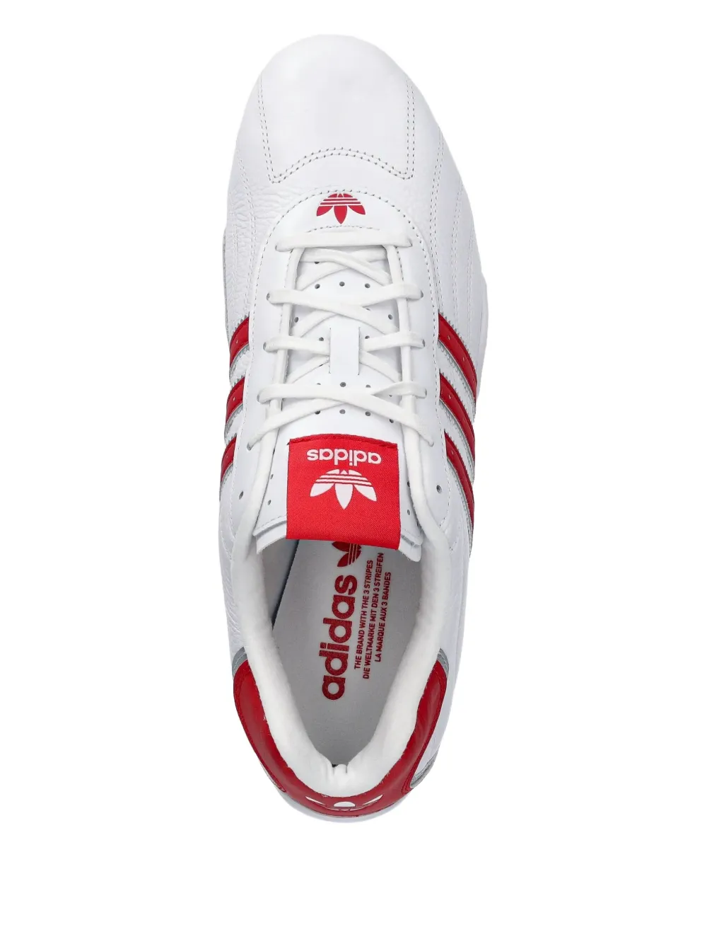 adidas Adiracer Lo 3-stripes leather sneakers White