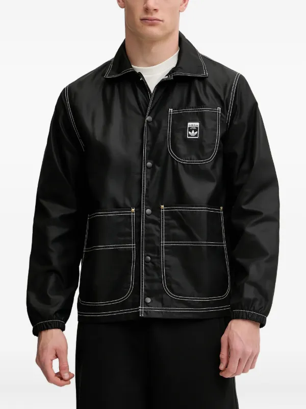 ジャケット・アウター WORK JACKET CONTRAST STITCH Stussy Work Contrast Stitch Jacket Grey Men's - FW24 - US