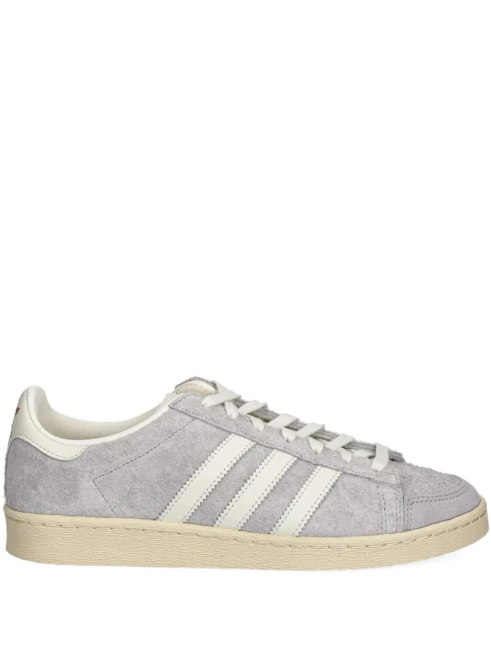adidas suede 3-stripe sneakers - グレー adidas suede 3-stripe sneakers - グレー