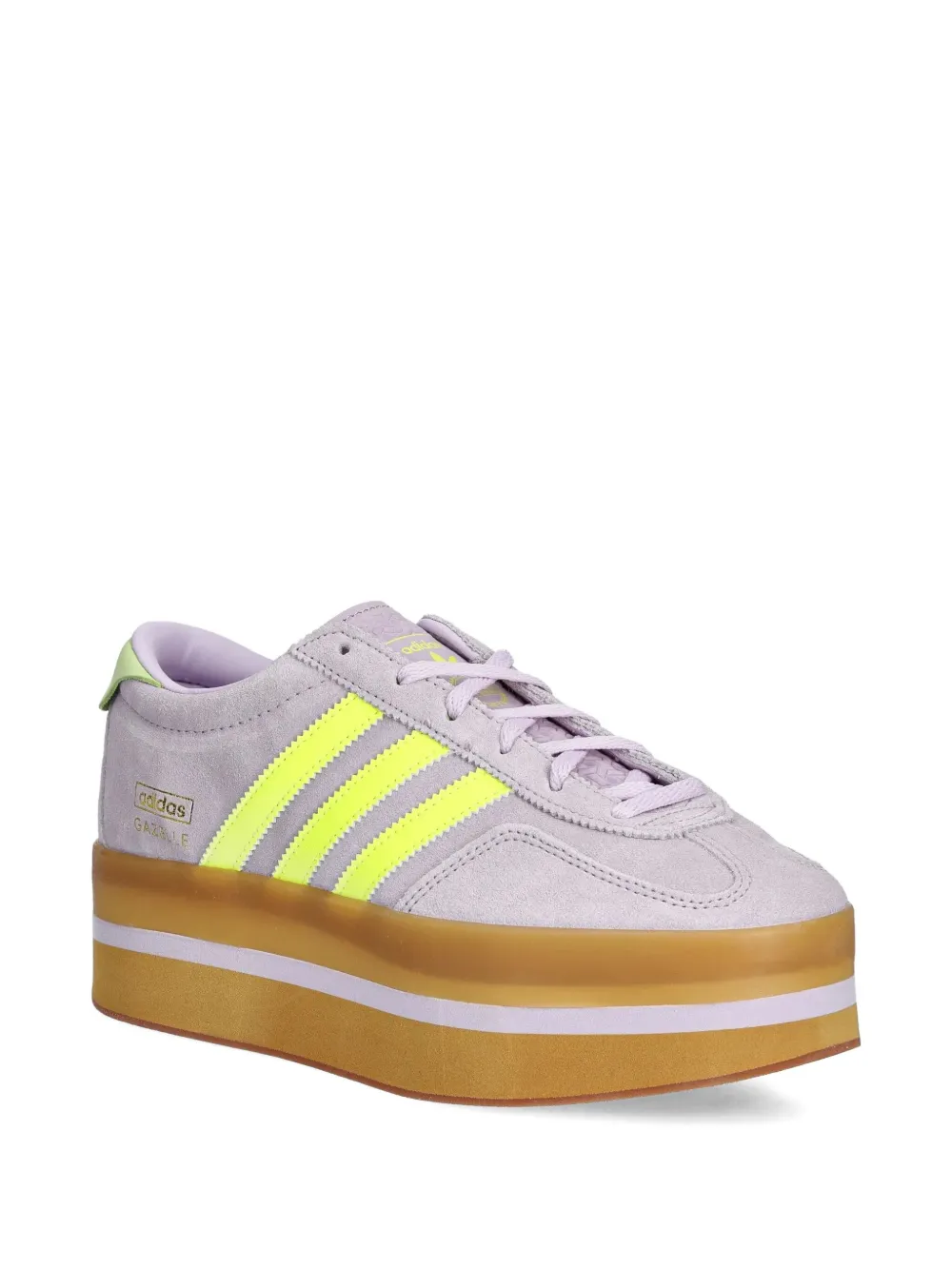 Adidas Gazelle Stack sneakers met plateauzool - Paars