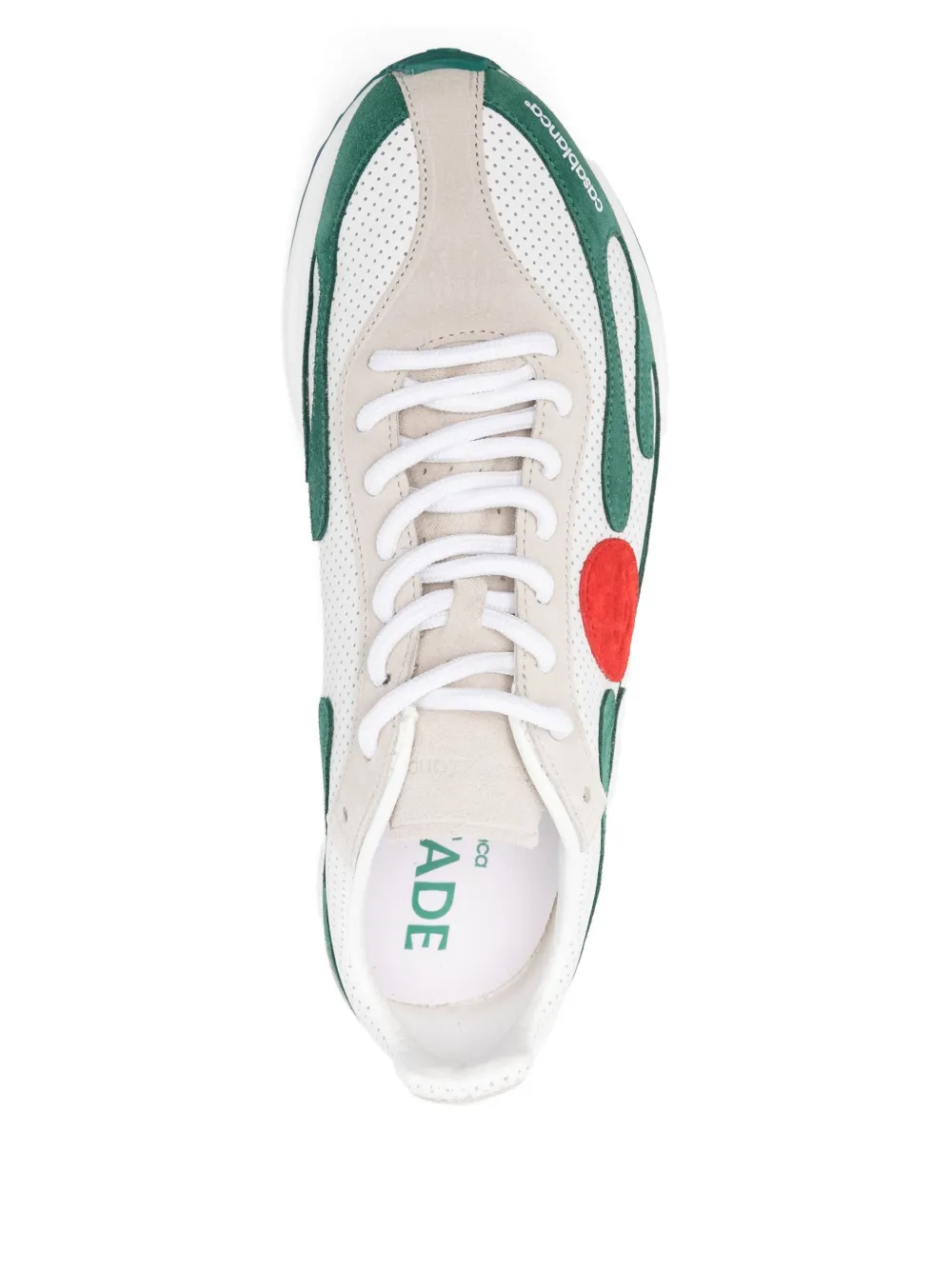 Casablanca Stade flame-detail sneakers White