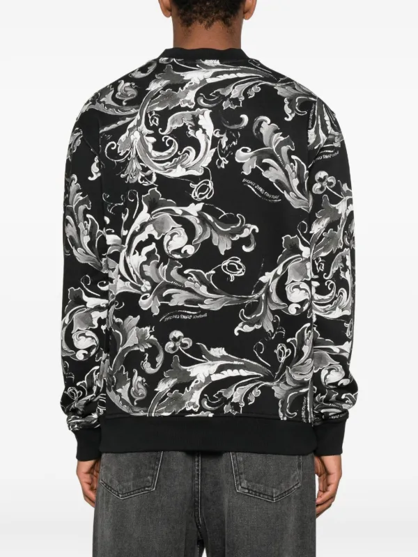 Versace Jeans Couture バロックプリント スウェットシャツ