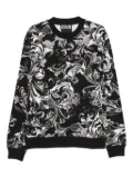 Versace Jeans Couture baroque-print sweatshirt - Black