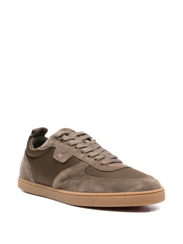 Christian Louboutin Tutti Rui Suede Sneakers | Brown | FARFETCH
