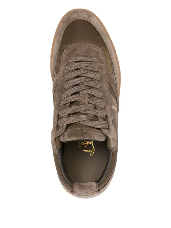 Christian Louboutin Tutti Rui Suede Sneakers | Brown | FARFETCH